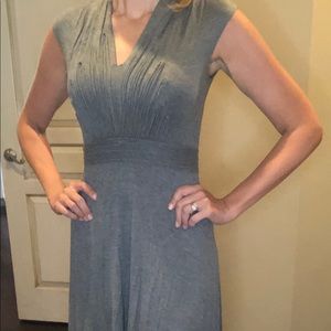 Gray Assymetrical Comfy Dress